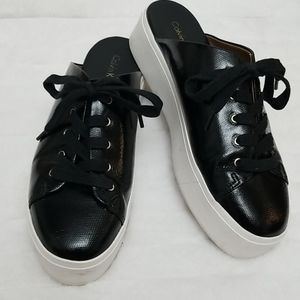 Calvin Klein Black Jaleh Slip-on Platform Sneaker
